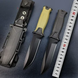 Multi-Functional Portable Tactic Knife with Anti-Slip Handle for Wilderness and Emergency