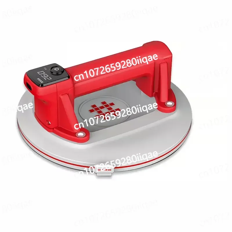 Biała elektryczna przyssawka próżniowa z cyfrowym wyświetlaczem 220 kg Wytrzymałe narzędzia do płytek szklanych