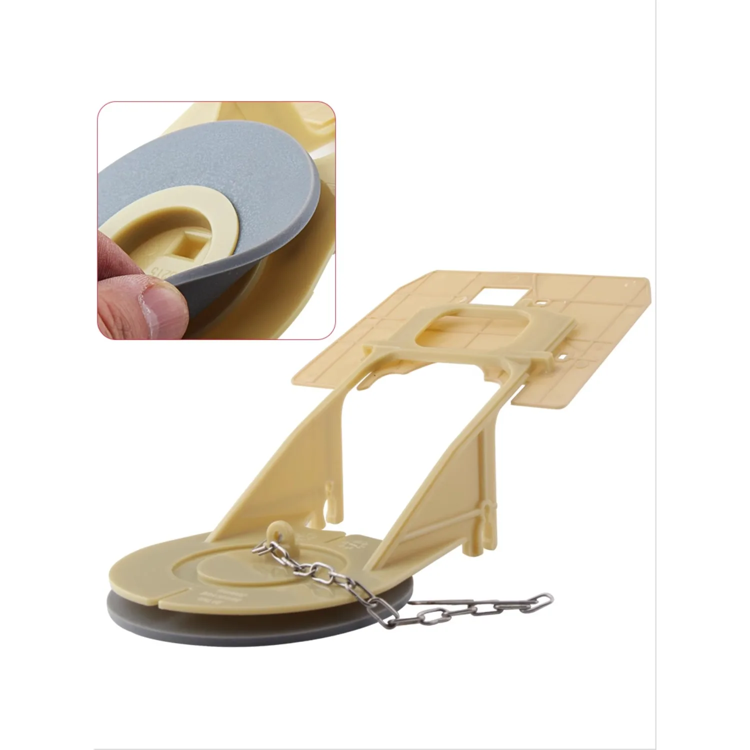 

Toilet Flapper Large Drain Valve Seal Compatible with TOTO Commode Connector