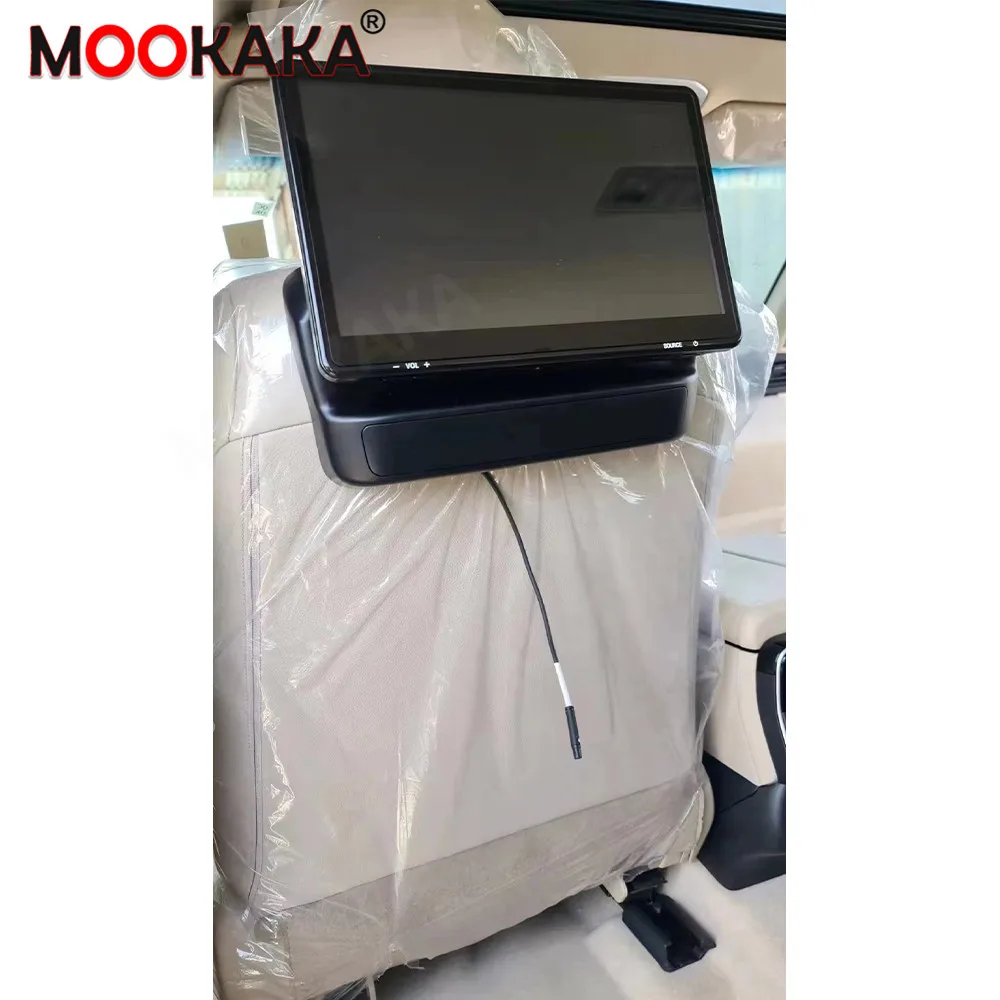 13.3 Inch Touch Screen Headrest For Toyota Land Cruiser LC300 2022 Display Android Car Multimedia Player Bluetooth Autoradio