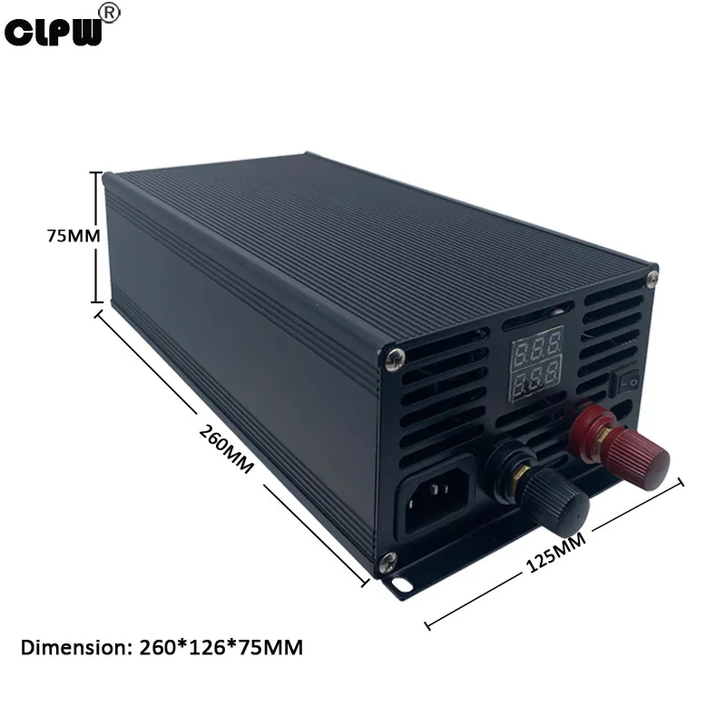 Imagem -02 - Ups Ajustável para Carregar a Fonte de Alimentação da Bateria Lifepo4 Conversor ac para dc 1500w 12v 15v 24v 28v 36v 48v