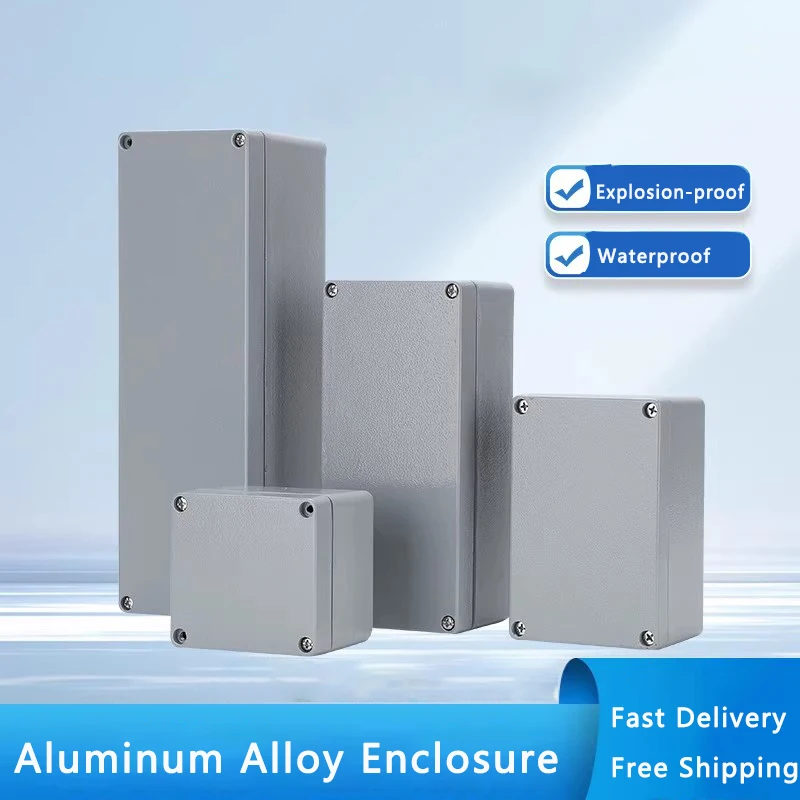 Explosion-proof Waterproof Aluminum Enclosure Box Electronic IP67 Project Instrument Case Project Box Outdoor Junction Housing