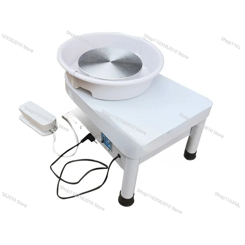 Professional Clay Machine 25cm 350W With Foot Pedal Electric Wheel Ceramic Lathe Household Electric Triangular Ceramic Pulling M