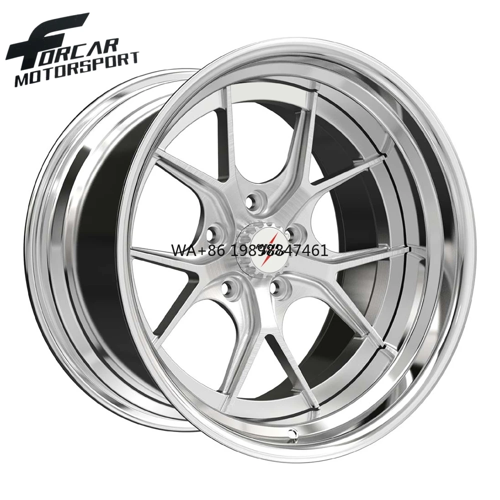 5*114.3 5*120 Car Rim Wheel Customized Two-Pieces Alloy Rims for Personal Use