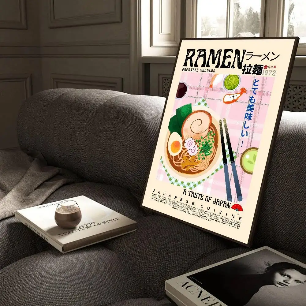 Pósteres adhesivos de película de comida, pegatina de papel Kraft Retro, bricolaje, habitación, Bar, cafetería, arte estético, pintura de pared