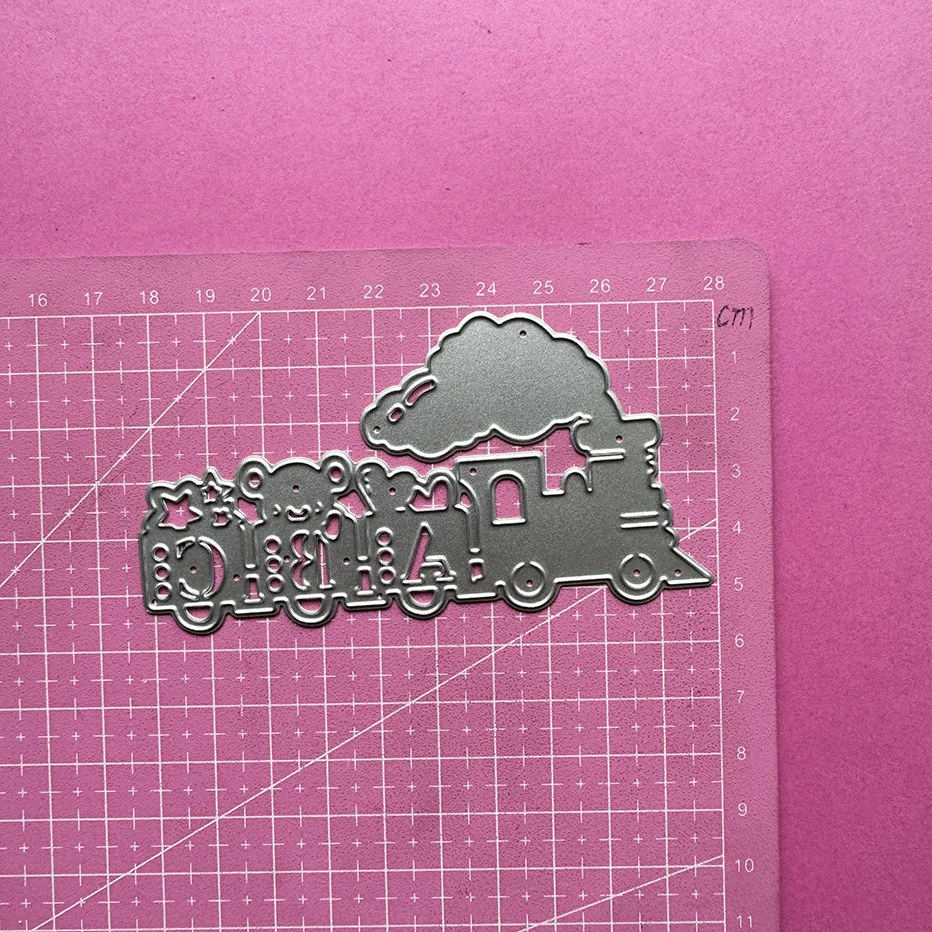 Mini train Scrapbooking Cutting Dies Yiwu Futian market stock clearance DIY Paper gift Card Making metal craft Album