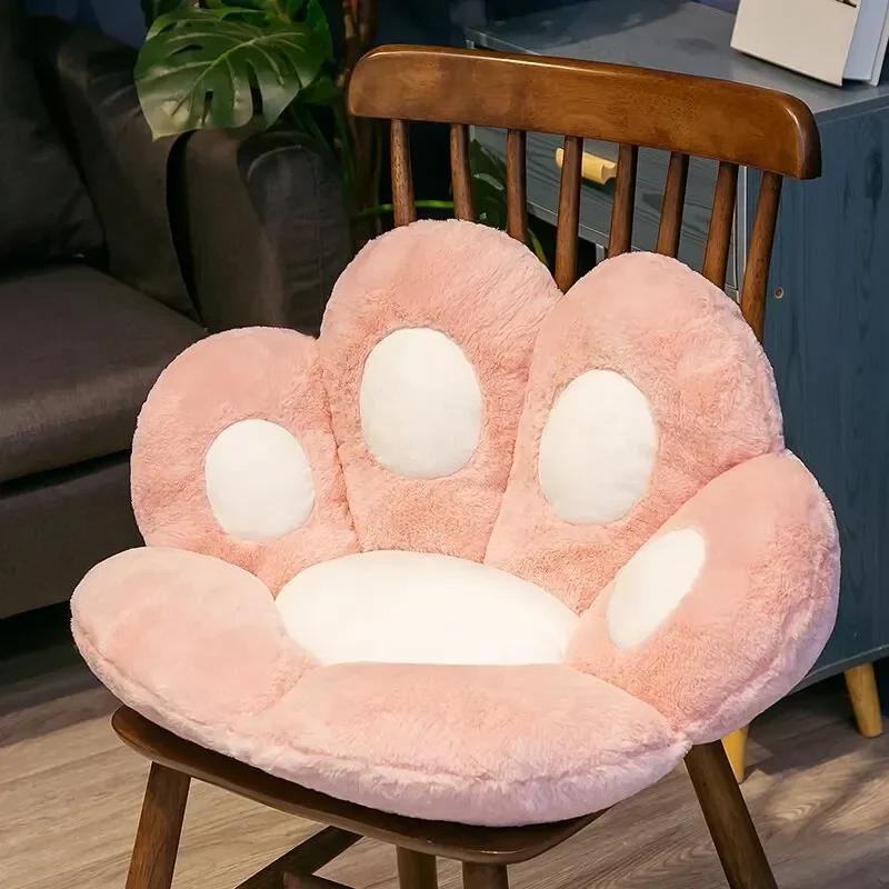 Kawaii Cat Paw Plush Toys, Soft Stuffed Floor Cushion, Chair, Sofa, Butt Pad for Home, Room Decoration, Office Nap Dolls