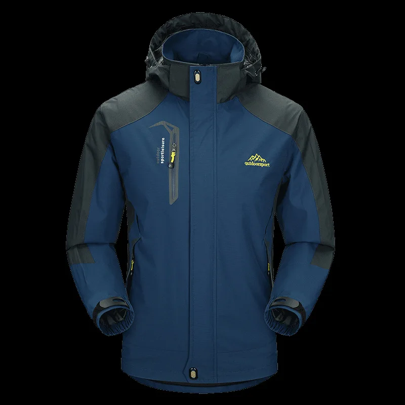 Popularna męska lekka kurtka outdoorowa odporna na ścieranie, wiatro- i wodoodporna kurtka do wspinaczki górskiej, rok 2025