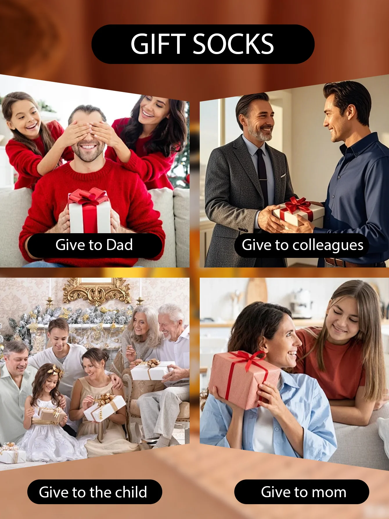 1 Paar mittelhohe Socken für Damen und Herren, mit neuartigem Bierdeckendesign, praktisch und als Weihnachtsgeschenk geeignet.