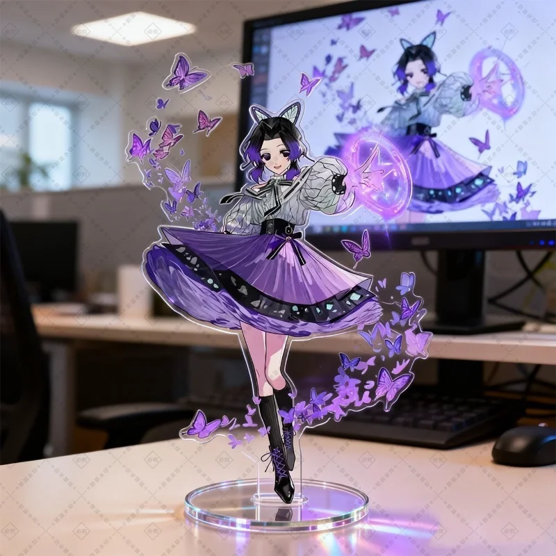 The three sisters around the Ghost Killing Blade animation are super cute magic girls. Creative acrylic stop sign view 6