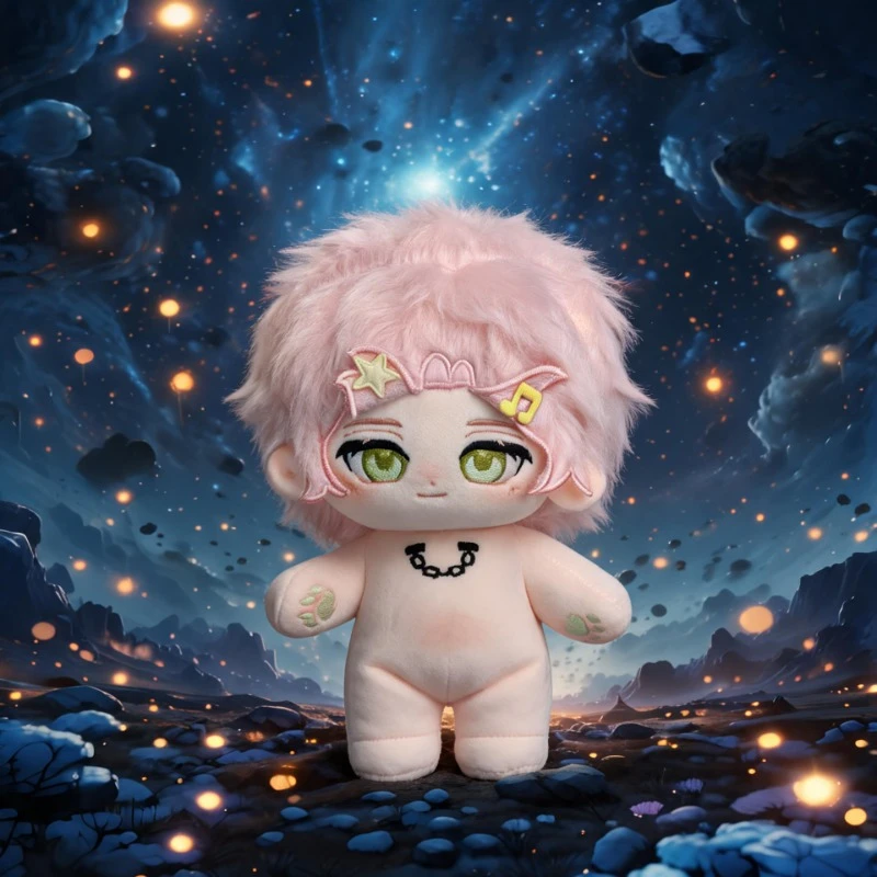 20cm Anime Game Reign of Nightfall Scapegoat Kawaii Cosplay Soft Cotton Doll Body Cartoon DIY Change Suit Toy Figures Fans Gift