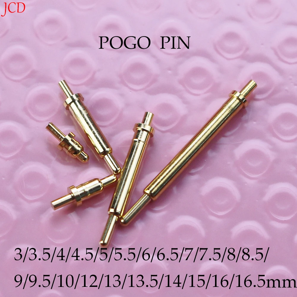 10pcs Pogo Pin Connector Pogopin Battery Spring Loaded Contact SMD Needle PCB  4 5 6 7 8 9 10 12 14 15 16 MM Test Prob