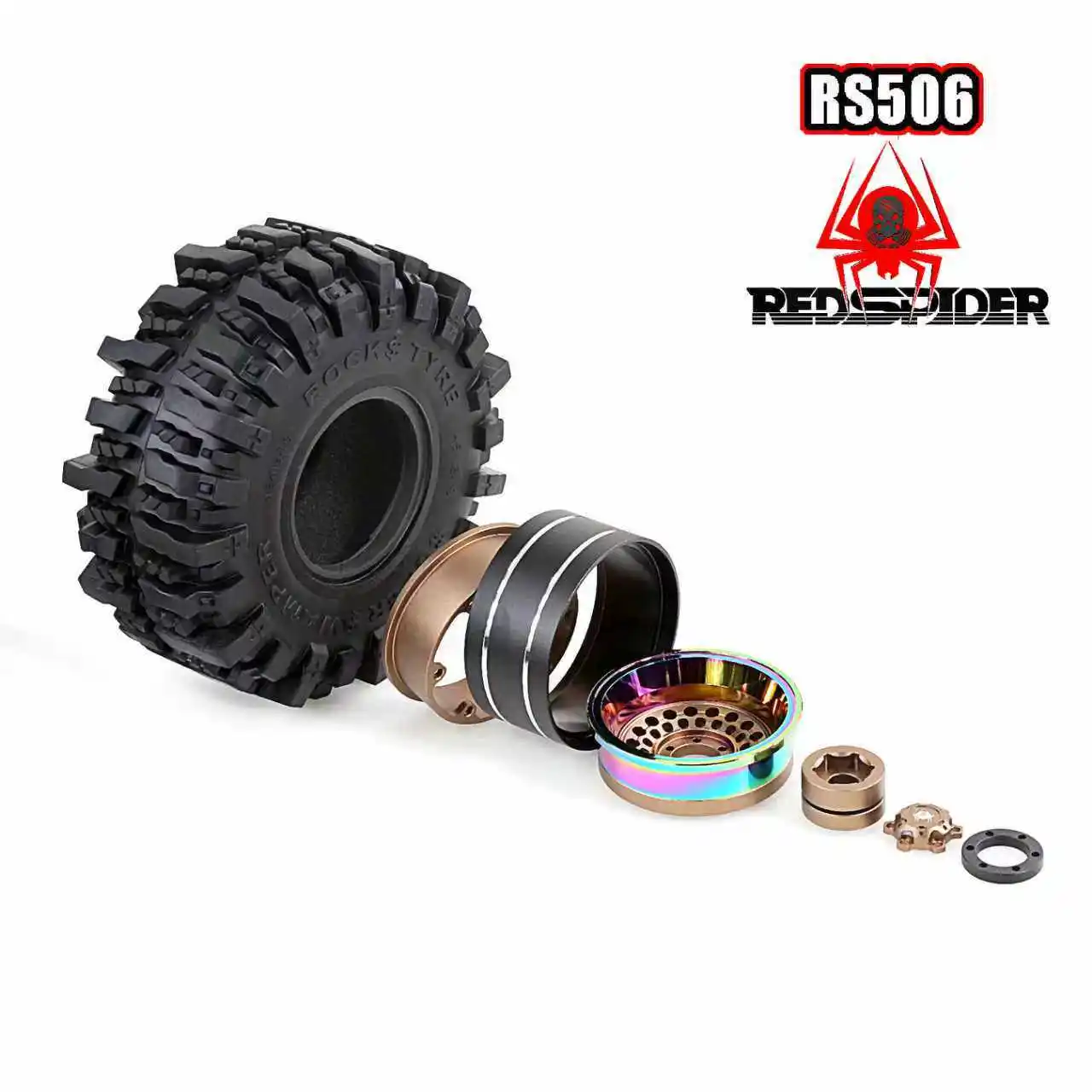 

for 1/10 RGT Challenger Truck Climbing Vehicle EX86170 118mm 1/10 RC Tires Tyre WheelRC Car Metal Upgrade Parts