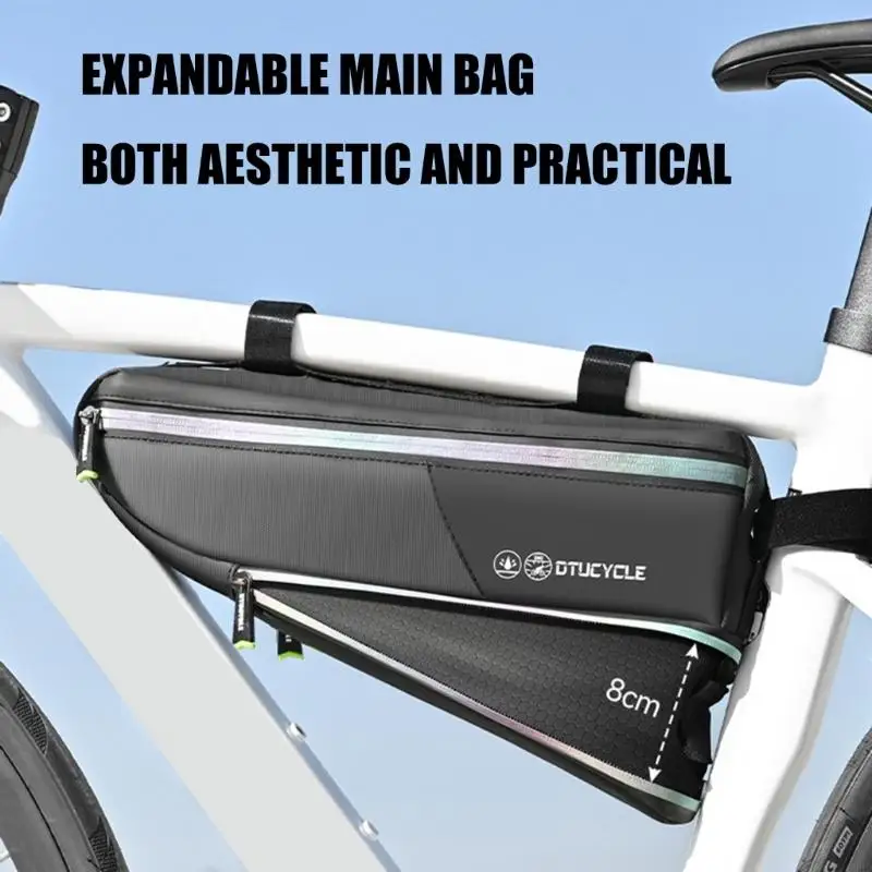 

Waterproof Cycling Top Tube Bag With Secure Fastening System And Reflective particulars For Commuting And Outdoor tasks 69HD