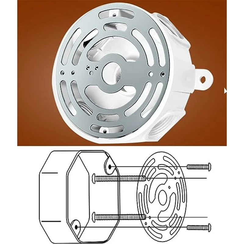 Soporte de montaje de lámpara, accesorios de iluminación, tablero de Bagua sólido, luz de pared, soporte de montaje de candelabro individual