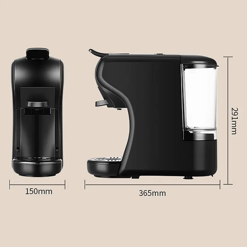 Macchina da caffè 19Bar 3in1 Capsule multiple per Dolce Gusto, Nespresso e polvere Macchina da caffè automatica multifunzione