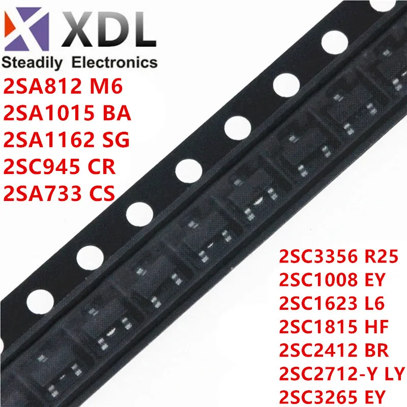 100PCS 2SC3356 C3356 R25 SOT-23 2SC945 2SC1008 2SC1623 2SC1815 2SC2412 2SC2712 2SC3265 2SA733 2SA812 2SA1015 2SA1162 SOT