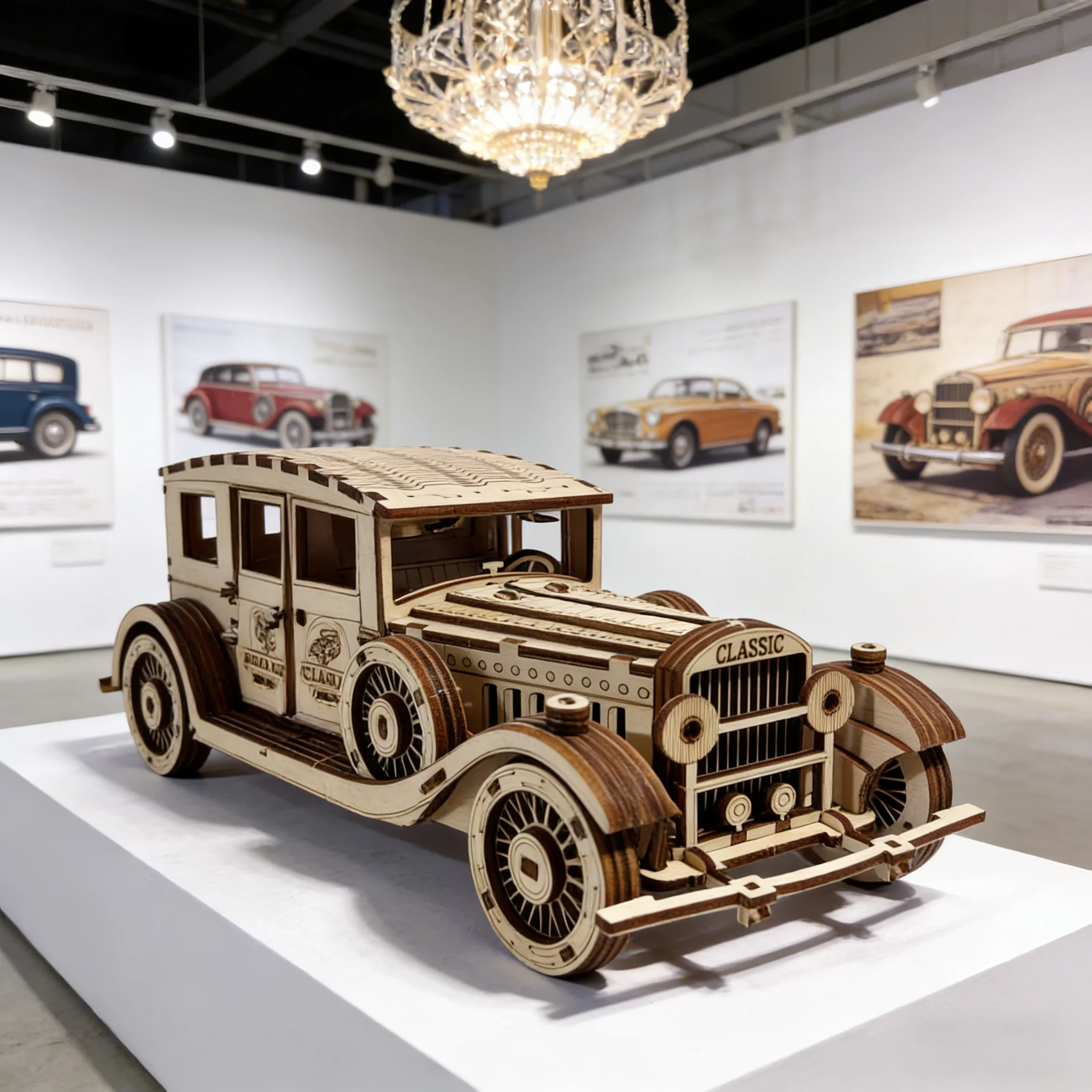 

1, деревянная винтажная автомобильная креативная 3D-пазл «сделай сам», идеально подходит в качестве праздничного подарка или домашнего декора