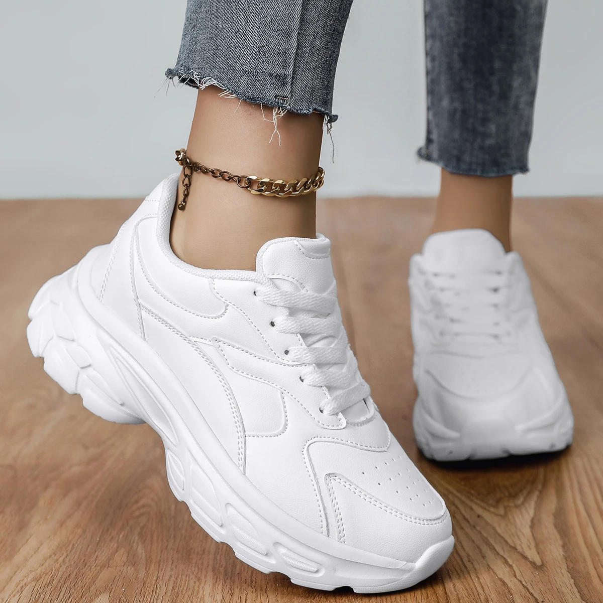 

Модные женские повседневные кроссовки на вулканизированной платформе, женские дышащие кроссовки на плоской подошве с сеткой, прогулочная обувь для бега, массивная спортивная обувь