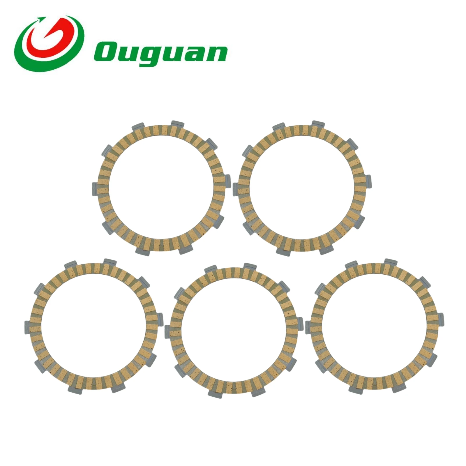 

ouguan for Kawasaki KLF220 KLF 220 200cc Bayou 220 220cc Motorcycle Paper Based Clutch Friction Plate Disc