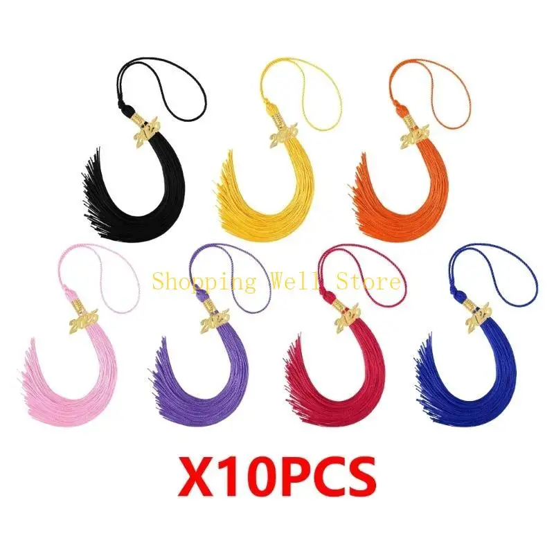 Caps graduação KX4B Tamels Decorações chapéu graduação com 2025 Acessórios graduação charme ouro para tampas