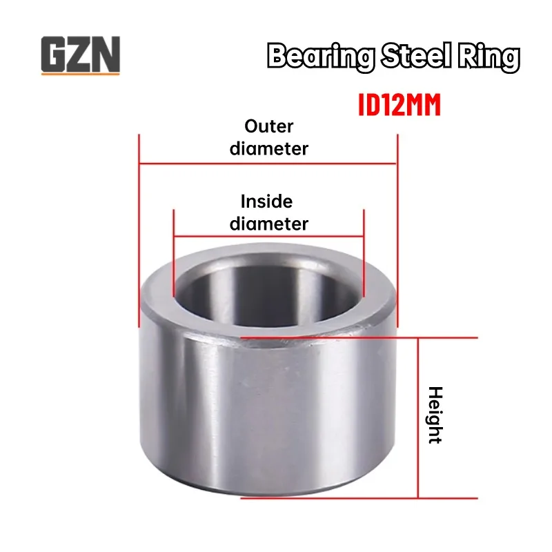 

1PCS Inner Diameter 12MM Outer Diameter 14 15 16 17 18 20 MM High Strength Bearing Steel Bushing Wear-resistant Sleeve