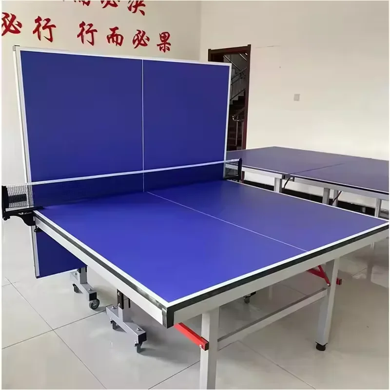 Factory direct sale Indoor Folding Entertainment Exercise 25mm Pingpong Table Professional Table Tennis Table with wheels