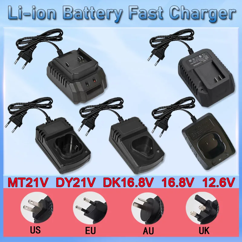 

High Quality 21V2A 16.8V 12.6V1A 0.5A 1.2A Battery Charger Replacement for Makita Batterye Charger Electric Wrench Angle