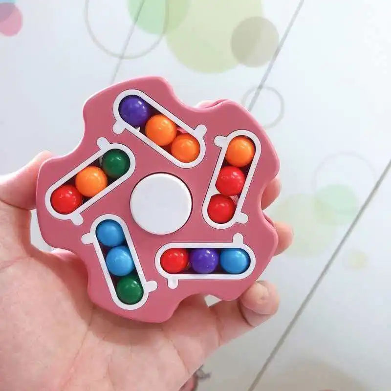 ฟิดเจ็ตสปินเนอร์ เมจิกบีน ของเล่นหมุนคลายเครียด ฝึกสมอง ปริศนาเสริมพัฒนาการ ของขวัญสำหรับวัยรุ่นชายหญิง