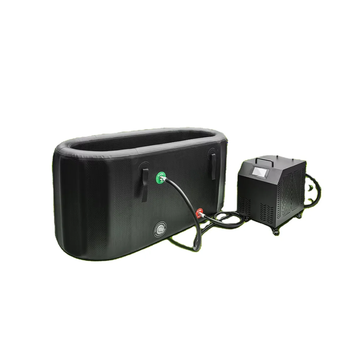 For Outdoor Recovery Pool Use Drop Stitch Fabric PVC Inflatable Portable Ice Bath Tub With Pump Cover Cold Plunge Chiller
