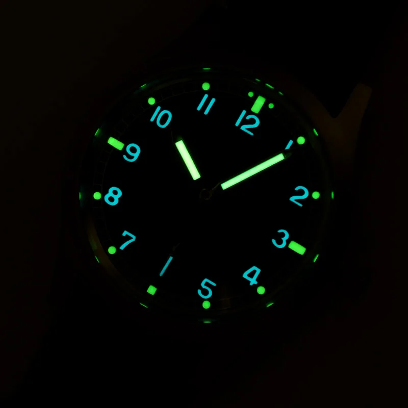 Baltany-reloj de cuarzo para hombre, cronógrafo de pulsera de estilo militar Vintage, superluminoso, resistente al agua, 100M, VD78