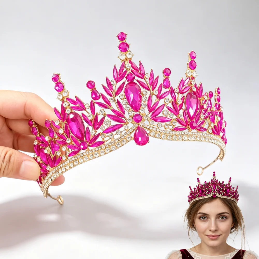coroa-barroca-de-cristal-para-mulheres-tiara-de-rainha-rosa-choque-com-strass-acessorios-de-cabelo-para-concurso-baile-de-formatura-casamento-e-festa-de-noivas