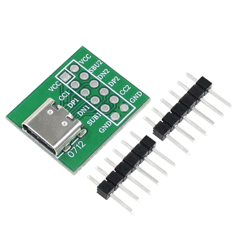 TYPE-C USB Transfer Pin Test Board TYPE-C Female Adapter Board Module TYPE-C USB Adapter Converter