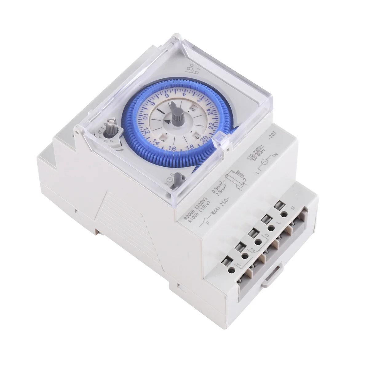 ABBO-Mechanical Timer Switch SUL181D 96 Times On/Off Per Day Time Set Range 15 Mins Timer Mechanical 24H Timer