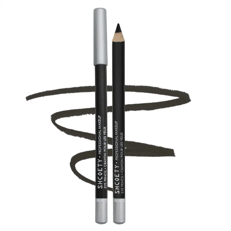 Shcoetywaterproof eyeliner con palo in legno non vertiginoso matita per sopracciglia a prova di striscio di lunga durata accovacciato baco da seta cosm a doppio uso