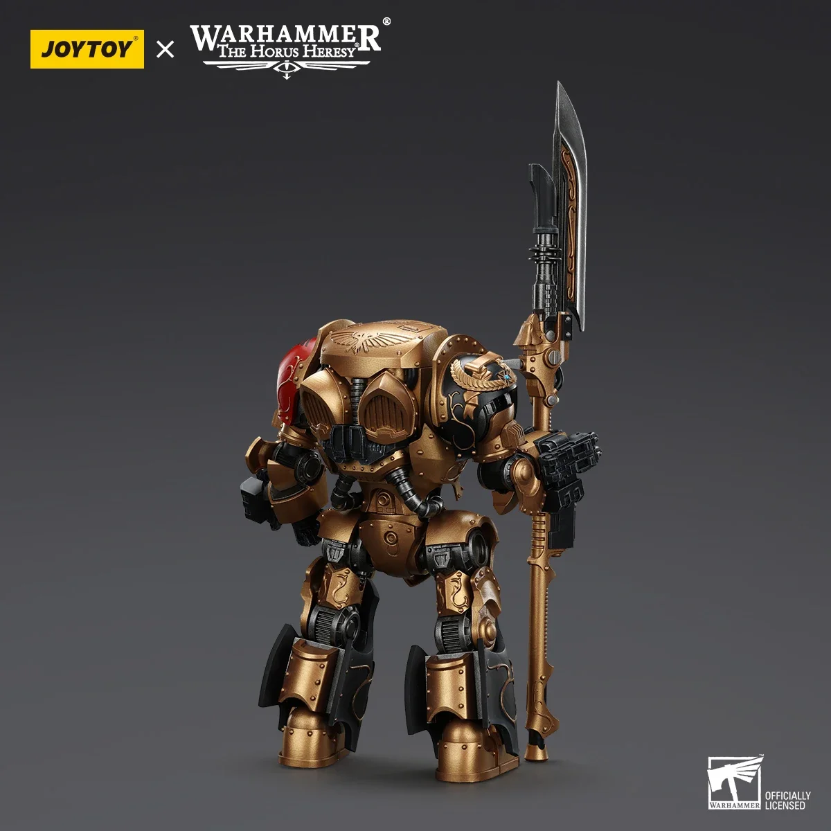 Przedsprzedaż JOYTOY figurka Warhammer Legio Custodes konwerter-Achillus Dreadnought 1:18 Mecha Model chłopcy zabawki Warhammer Doll