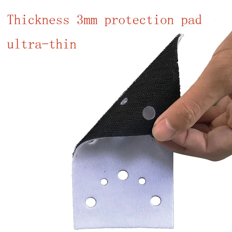 90/180mm Backup Pad 8 Holes Soft Foam Interface Pad Hook & Loop Protective Sanding Disc Protection Tools for Electric Sander