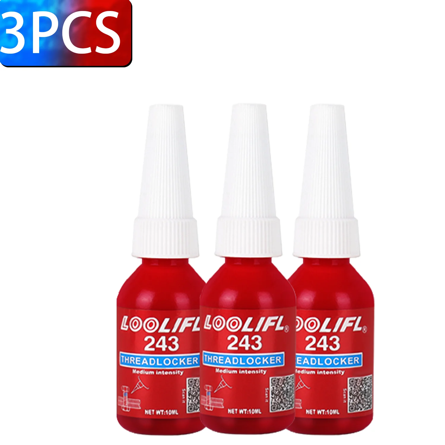 243 271 50ml Threadlocker Anaerobe lijmen Anti-losse schroeflijmen Bevestiging Snel uithardend draadborgmiddel Afdichtmiddel voor schroeven