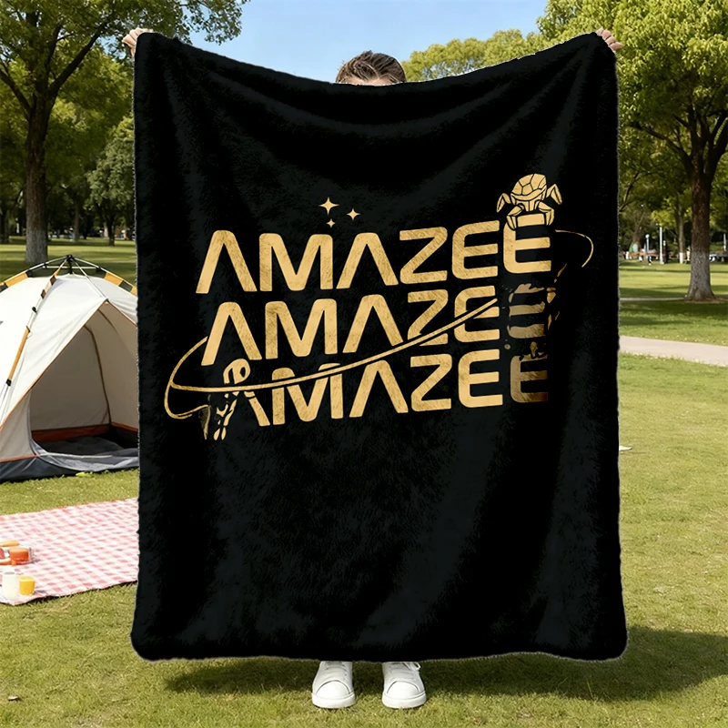 Amaze Rocky Vintage Funny Gift Flannel Blanket, Project Hail Mary Inspired Sci Fi Flannel Throw