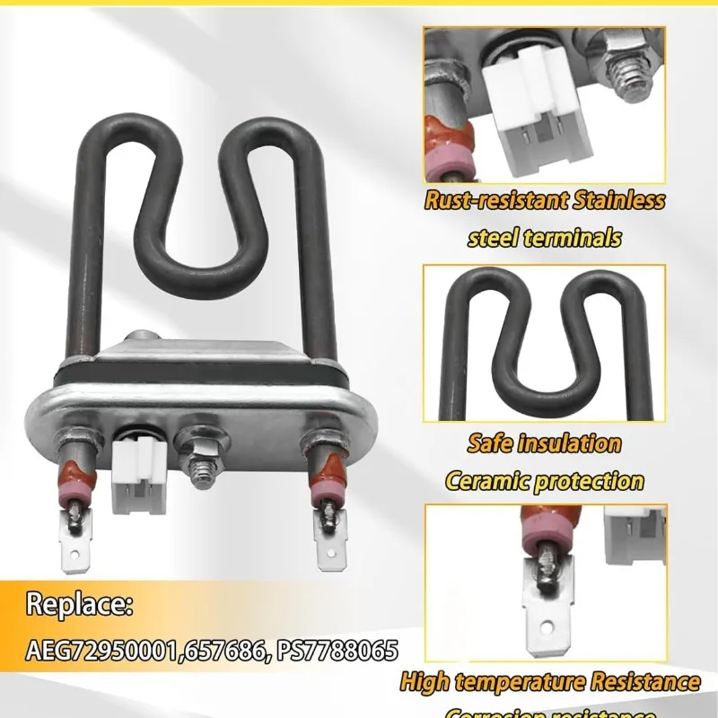 Gruppo Riscaldante per Lavastoviglie LG AEG72950001 - Ricambio Diretto per Elemento Riscaldante 2657686