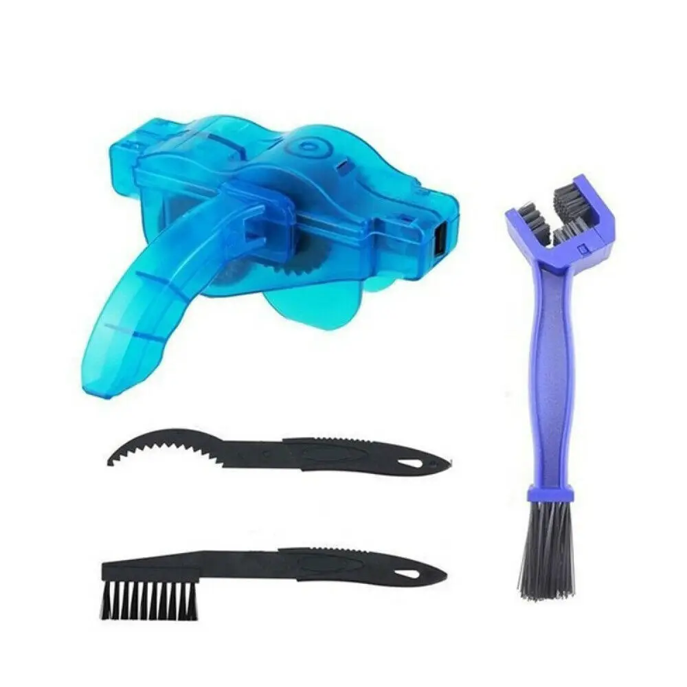 Bike Cleaning Kit Cycling Chain Cleaner Scrubber Brushes Mountain Bike Wash Tool Set Repair Tools Accessories