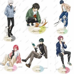 Anime BLUE LOCK Figure Standing Doll Itoshi Rin Nagi Seishiro Bachira Meguru Acrylic Stands Model Cosplay Toy Gift Fans Collect