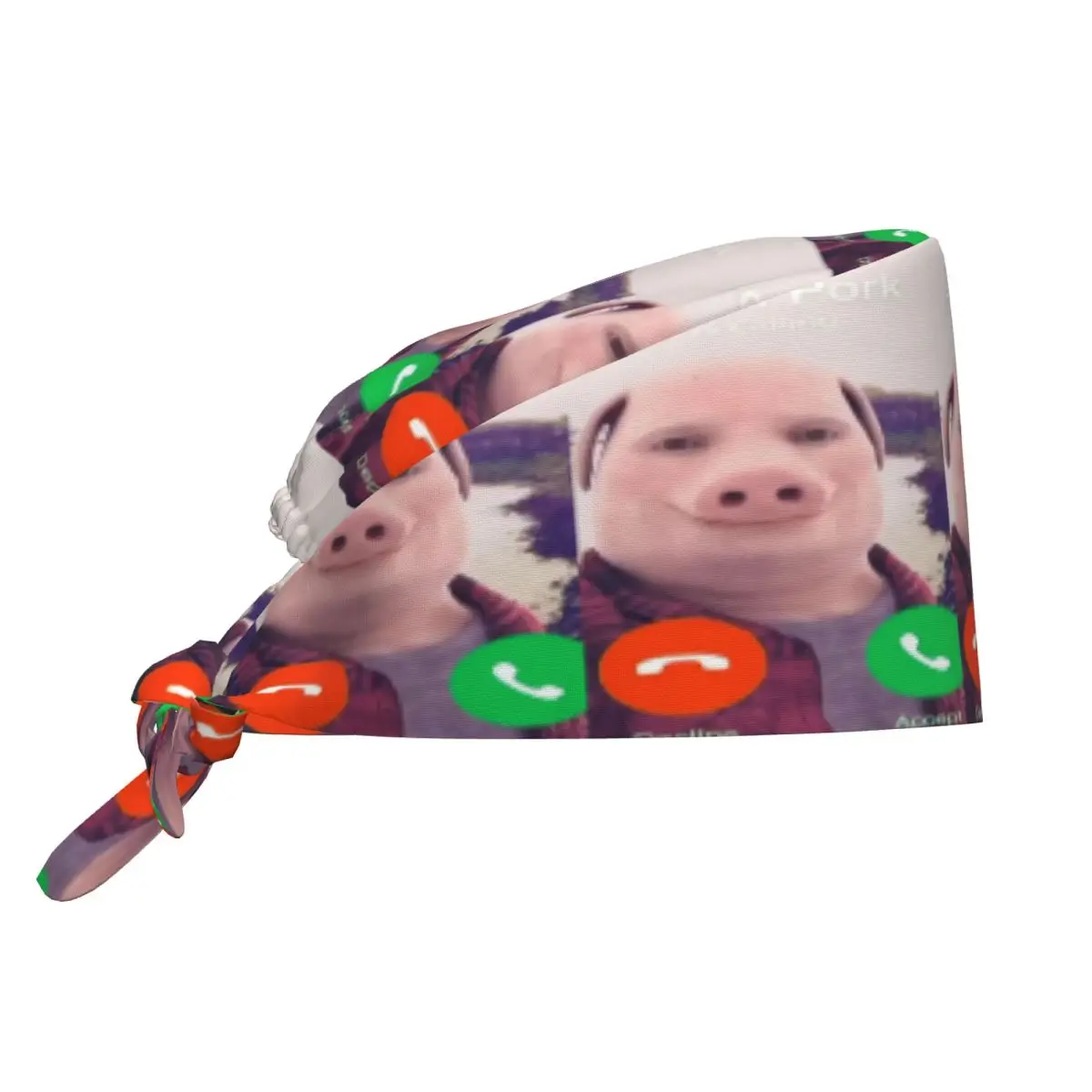 John Pork Is Calling Cleaning Working Cap Comfortable Men Women Scrub Cap Surgicals Hat Nurse Scrubs Hat Nurse