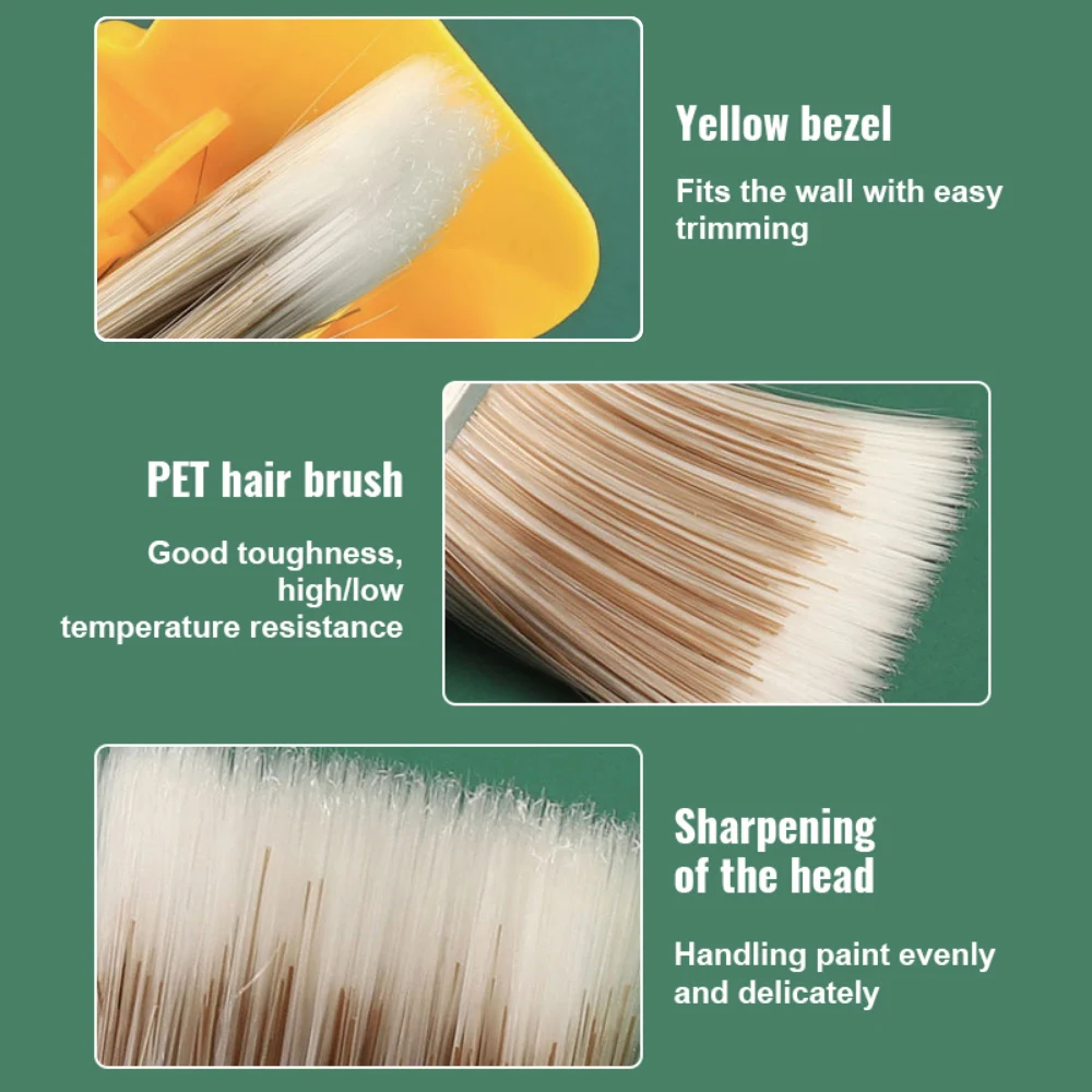 Latex Paint Trimming Brush Color Separator Paint Ware Interior Wall Dark Corner Wall Roof Imitation Wool Paint Brush Hand Tools