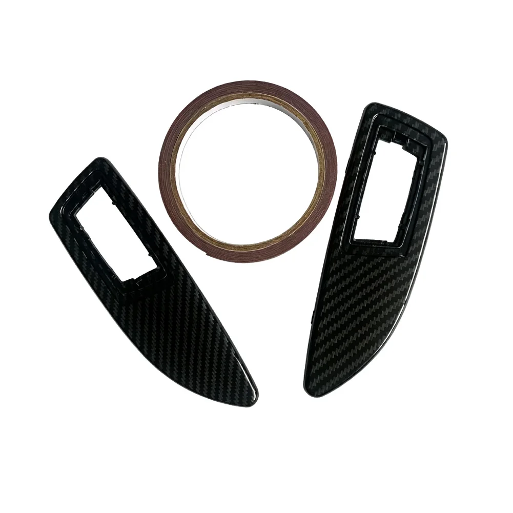 Side Marker Light Trim Cover Pair for Vauxhall Corsa D For Astra H For Astra J Zafira B Insignia Corsa E Carbon Fiber Look