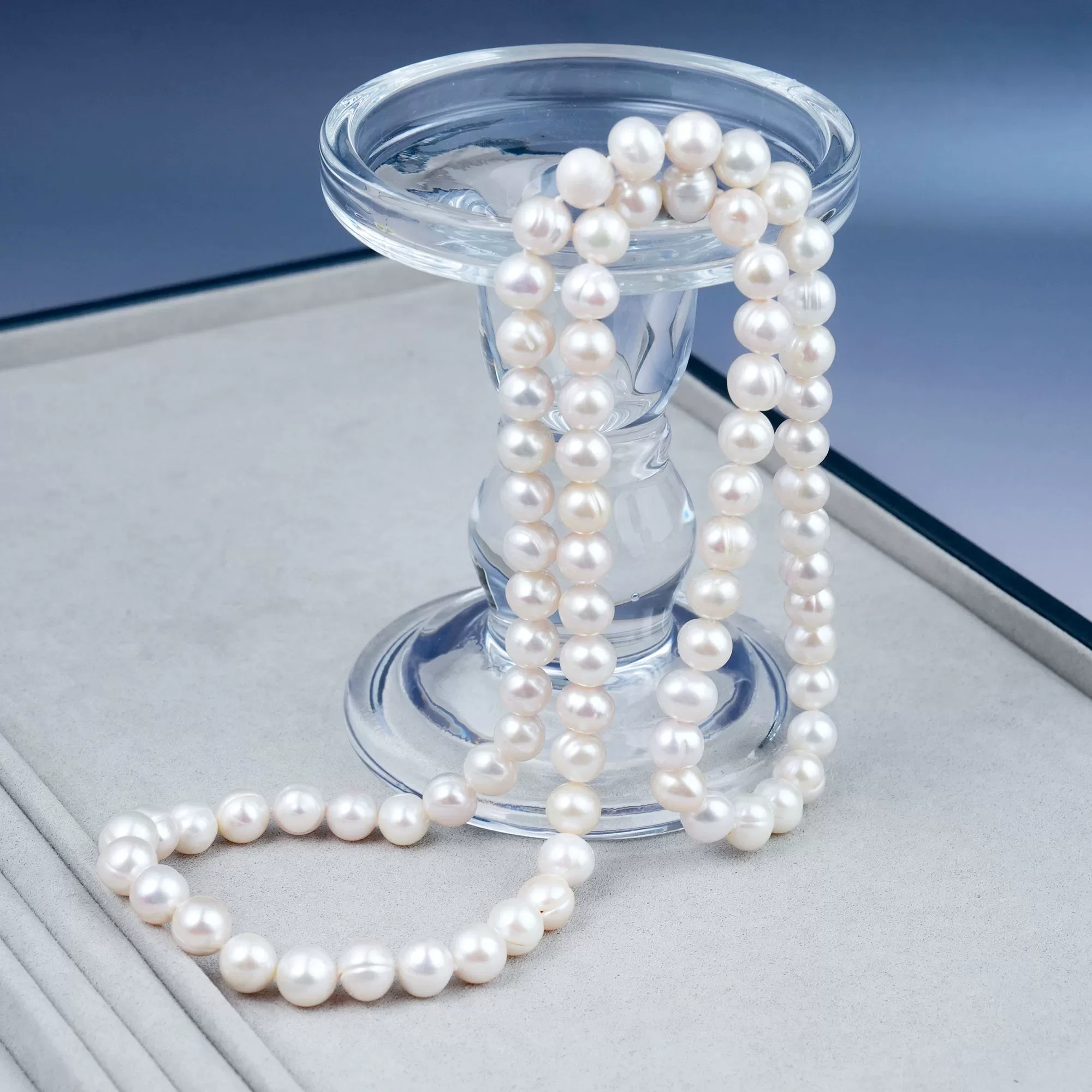 Classic long necklace AAA10-11mm natural South Sea Baroque pearl necklace 68cm/buttonless - supports customization