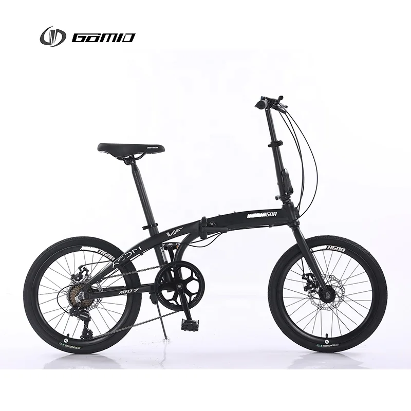 GOMID folding bicycle Wholesale bisiklet foldable city bike custom bicicletas 20 inch alloy gear cycle SHIMANO kit 7 speed bike