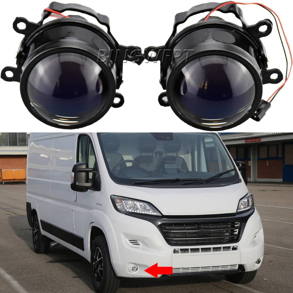 

3.0 Bi-led Fog Lamps Fog Light Fiat Ducato Box Bus 250 290 2015-2018 2019 2020 2021 Hyperboloid PTF Projector Matrix Lights Lamp