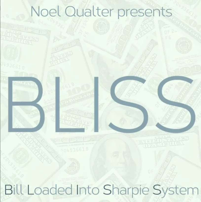 

‌ BLISS Sharpie Bill Loaded Magic Trick — мгновенный иллюзионный трюк для фокусников крупным планом, забавный реквизит для трюков в баре, любые купюры