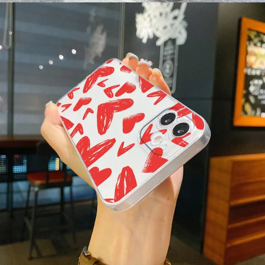 حافظة لهاتف آيفون 7 8 16 15 14 Plus XR 13 12 11 Pro MAX 17 Air 12 Mini 16e غطاء هاتف ناعم #5